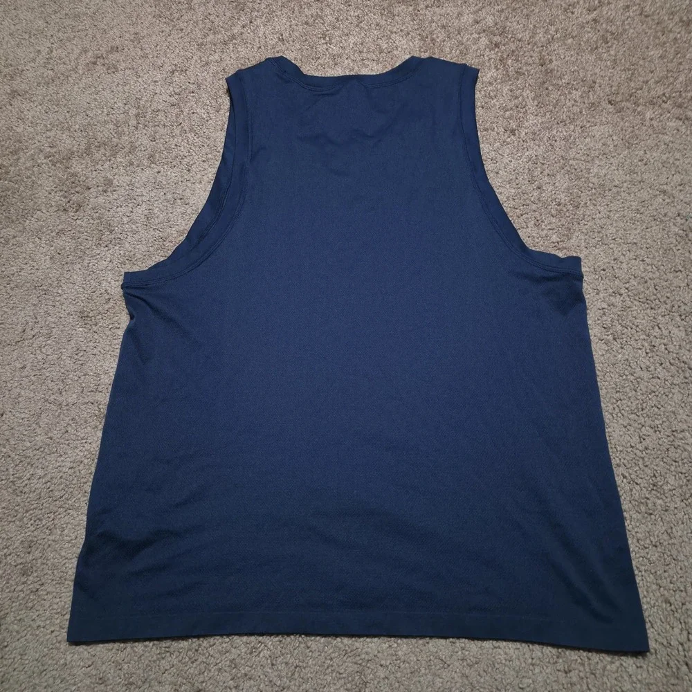 Men's XL Fabletics‎ Navy Blue Nylon Blend Sports Athletic Tank Top